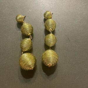 Gold Bauble Earrings